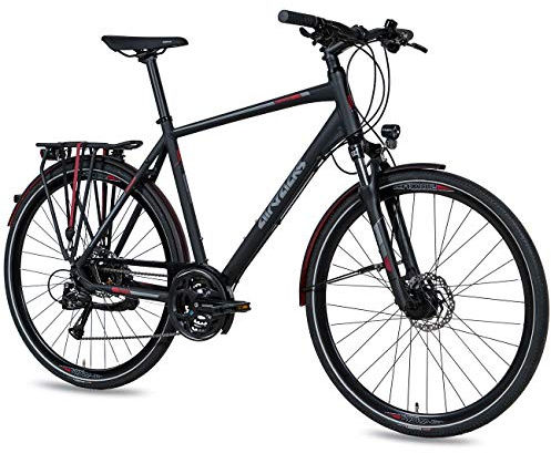 Airtracks 28 Zoll Herren Trekkingrad TR.2830 Shimano Alivio 24 Gang | Trekking Fahrrad mit 6061 Alurahmen, Shimano Alivio 24-Gang, hydraulischen Shimano Scheibenbremsen und Continental Reifen