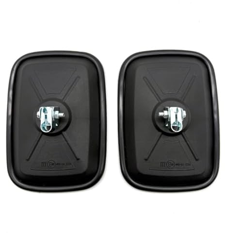 2x Außenspiegel Rückspiegel UNIVERSAL 174x120mm ø10 Bagger Traktor Baumaschinen