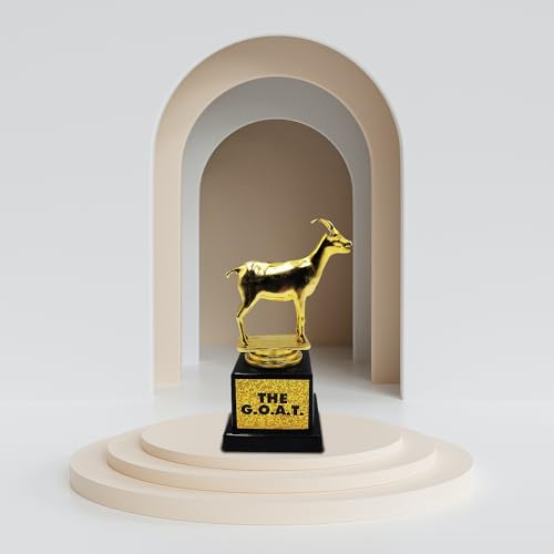 Mad Monkey 2000017 Deko-Pokal, Gold, Schwarz