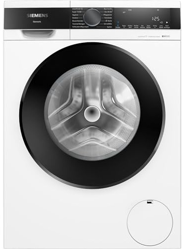 Siemens iQ500 Waschmaschine 9 kg 1400 UpM SmartFinish WG44G2Z22 | Zeit sparen mit speedPack L, langlebiger iQdrive Motor, WaterPerfect Plus für beste Wassernutzung