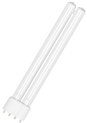 18W 2G11 4PIN UV-Desinfektionslampe, UVC-Desinfektions-Kompaktbirne, Mit Filter Verwendet, Geeignet Zur Reinigung und Klärung Von Parkteichen, Gartenfischteichen, Aquarien, Fischtanks, 1 Stück