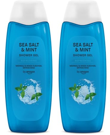 by Amazon Sea Salt & Mint Duschgel, 2 x 500 ml