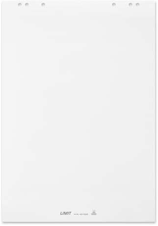 Limit Flipchart-Block, blanko, Block mit 20 Blatt, 80 g/qm Papier, 6 fach Lochung