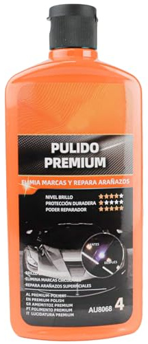 various - Premium-Politur, 500 ml, Autopolitur für Kratzer, intensiver Glanz und Wiederherstellung des Autolacks, Autopflege (Premium-Politur AU8068)