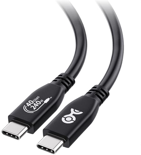 Cable Matters [USB-IF zertifiziertes] USB4 Kabel mit 40Gbps Daten, 8K, 1m | [8K@60Hz / 4K@240Hz Video, 240W Laden, 40Gbit/s Daten] USB4-Kabel, kompatibel mit TB4, MacBook, XPS, Surface Pro