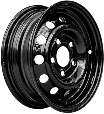 Stahlfelge für UNITRAILER Anhänger schwarz 5,5Jx13 H2 5x112 ET30 – 13 Zoll Stahlfelge mit 900 kg Tragfähigkeit für Anhaenger, Wohnwagen und Ersatzrad Lösungen