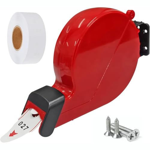 CYSSJF Wartemarkenspender | Wartenummer Automat mit Wartemarken-Rollen| Warteschlange Ticketspender, Wartemarken-Ausgabegerät|1 Wartenummerngerät +1 Wartenummern Rolle (3-Stellig,000-999,2000Tickets)