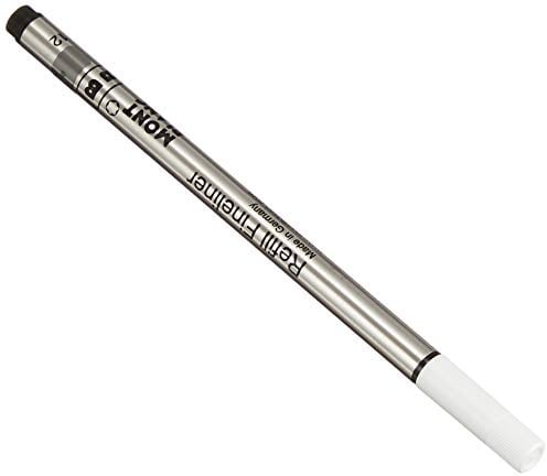 MONTBLANC Mystery Black 105170 Fineliner Ersatzminen B – Refill – 2 x Fineliner-Minen schwarz