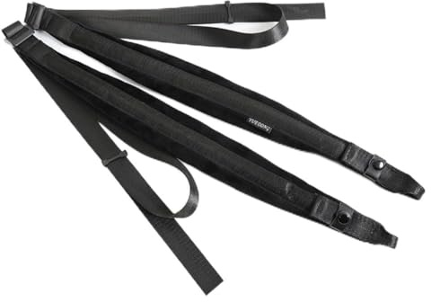 DAZZLEEX Akkordeon-Gurt, verstellbarer Nylon-Akkordeon-Schultergurt, weich für 8–120 Bass-Akkordeons, Schwarz
