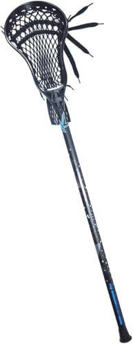 CAKLOR Lacrosse Complete Attack/Midfield Stick mit Schaft und Kopf, Herren, 1 Stab, Schwarz