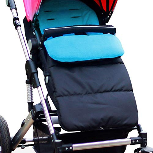 Kinderwagen Fußsack Universal Kuschelsack Babyschale Schlafsack Winddichter Babyfußsack Verstellbarer Kinderwagensack mit Reißverschluss Weiche Warme Beindecke für Kinderwagen Buggy Sportwagen