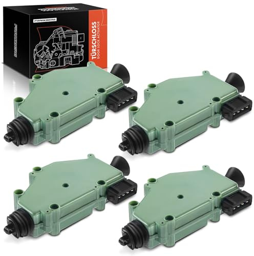 Frankberg 4x Türschloss Stellmotor ZV 4-Polig 701959781, 255959783A | Einbauposition: Vorne, Hinten, Heckklappe, Schiebetür