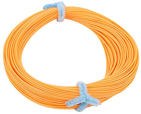 Fliegenschnur, Gewicht Vorwärts Fliegenfischen Schnur Nylon Schwimmende Fliegenfischschnur WF 4/5/6/7/8 für Stream River Lake (WF-4F)