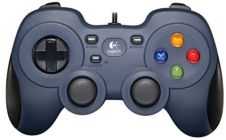 Logitech F310 Gamepad kabelgebunden USB Controller für PC, Blau/Schwarz
