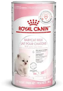 Babycat Milk | Pulver für Katzenwelpen | 300 g | Von Geburt bis Entwöhnung | Royal Canin | Milchaustausch-Futtermittel | Zur Aufzucht ab Geburt bis Entwöhnung | Mit DHA und FOS