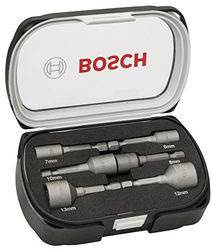Bosch Professional 6tlg. Steckschlüssel-Set für Sechskantschrauben, 2608551079