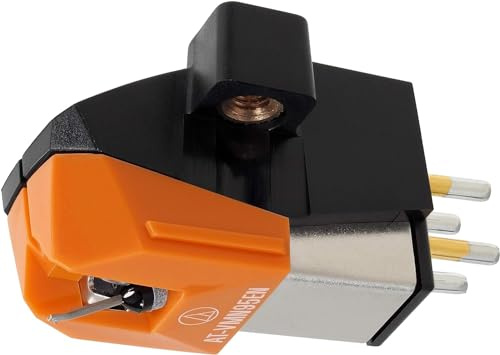 Audio-Technica AT-VM95EN VM95-Serie – Stereotonabnehmer, elliptisch/nackt Orange