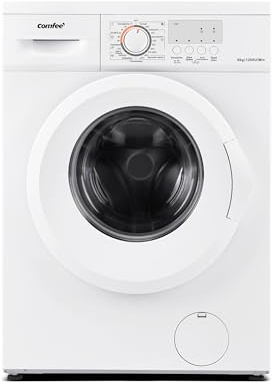 Comfee CFEW70-124 Waschmaschine / 7KG / Slim Line/D / 1200 U/min/Trommelreinigung / 15min-30min-45min Schnellwaschgang