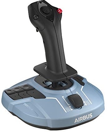 Thrustmaster TCA Sidestick Airbus Edition: Offiziell lizenzierter Flugsimulator-Joystick für Windows – H.E.A.R.T-Präzisionssensoren – Austauschbare Tastenköpfe & integrierter Schubhebel