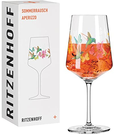 RITZENHOFF Aperitifglas - 500 ml - Made in Germany | Artikelnr. 2841012, Serie Sommerrausch, 1 Aperitifglas 500 ml, Kristallglas, spülmaschinenfest
