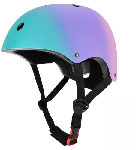 PIPIZHU Fahrradhelm für Kinder, Mädchen und Jungen, Verstellbar Skaterhelm