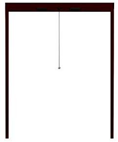 APANA Fliegengitter Rollo Fenster 190x200 cm Braun – Insektenschutzrollo Flexibel auf Maß anpassbar – ausziehbarer Mückenschutz mit Alurahmen & Fiberglasgewebe – Fensterrollo gegen Insekten