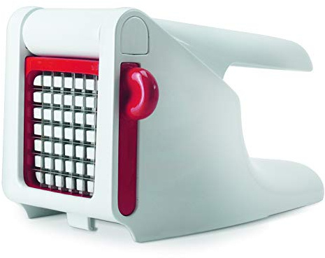 Moulinex XL Handfrites und Gemüseschneider + Grill, Küchenwerkzeug, spülmaschinengeeignet, Edelstahlklingen, praktischer Griff, großes Raster 7 x 7 cm, K1015414