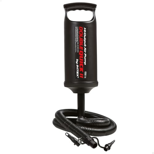 INTEX 'Double Quick II' Doppelhub-Handpumpe 36 cm (68614) | Fördert Luft bei Auf- und Abwärtsbewegung, doppelter Luftdurchsatz im Vergleich zur Double Quick I (#68612)
