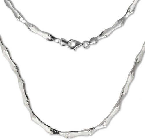 SilberDream Halsschmuck 45,5cm Collier Kette matt Style 925er Silber SDK405 Silber Collier