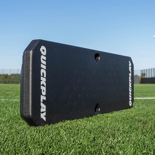 Quick Play Replay Boombox Fußball Prellwand – Tragbarer Rückprallbrett mit Zwei Oberflächen mit verstellbarem Winkel – Fußball Trainingsgerät für Kontrolle, Passübungen für Kinder auch Erwachsene