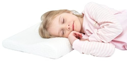 Gesundheit Kinder Kissen für Bett Schlafen Hypoallergenic Memory Schaum kinderkissen Neck-Protector für Kinder（3-10 Jahre） …