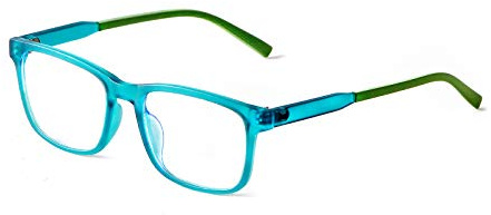 ADEWU Kinderbrille Ohne Stärke mit Blaulichtfilter Rechteckig TR90 Rahmen für Mädchen und Jungen