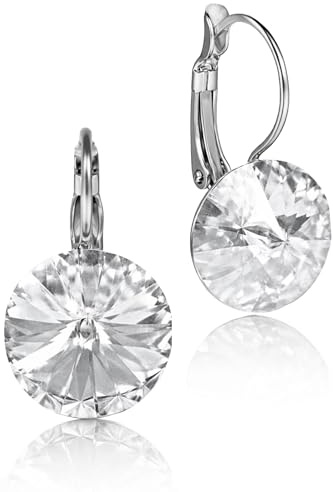 LUISIA Ohrringe Rivoli mit Premium Kristallen - 14 mm Crystal/Kristall