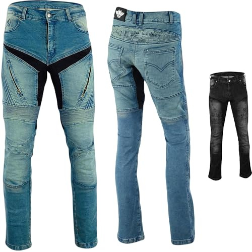 BULLDT Damen Motorradjeans – Hochwertige Denim Bikerhosen mit Protektoren, Beste Qualität Motorradpants für Sicherheit und Komfort