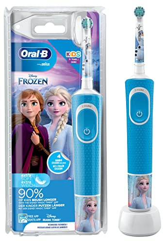 Oral-B Kids Frozen Elektrische Zahnbürste Blau für Kinder ab 3 Jahren