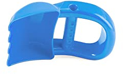 Hape Handbagger blau - Sandspielzeug, Mini Bagger für Strand, Garten & Sandkasten, Motorik- & Koordinationsspielzeug für kreative Outdoor Abenteuer, für Kinder ab 3 Jahren