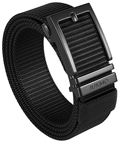 JUKMO Automatik Gürtel Herren, Nylon Taktischer Ratsche Gürtel