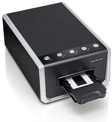 Plustek OpticFilm 135i - Automatischer Film- und Diascanner, Stapelkonvertierung von 35-mm-Dias und Filmnegativen mit Einer Auflösung von 7200 DPI…