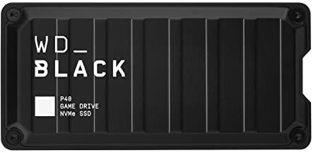WD_BLACK P40 Game Drive SSD 2 TB externe SSD (WD_BLACK Dashboard, 2.000 MB/s Lesen/Schreiben, SuperSpeed USB 3.2 Gen2x2, 5 Jahre Garantie) Schwarz - auch kompatibel mit PC, Xbox und PS5