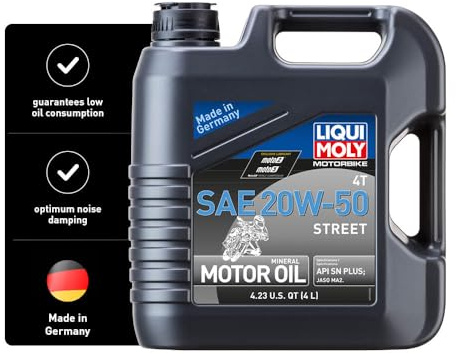 LIQUI MOLY Motorbike 4T 20W-50 Street | 4 L | Motorrad 4-Takt-Öl | Art.-Nr.: 1696