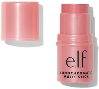 e.l.f. Monochromatischer Multi Stick, Luxuriös cremige & verblendbare Farbe, für Augen, Lippen & Wangen, Vegan & Tierversuchsfrei, Dazzling Peony