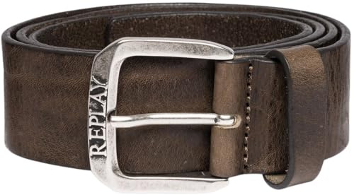 Replay Herren Gürtel aus Leder, Tan 045 (Braun), 105