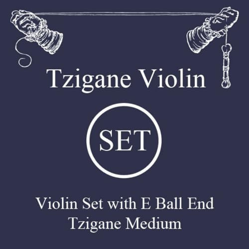 LARSEN STRINGS Violin Saiten Tzigane Multifilament-Fiberkern Satz E Stahl Kugel medium