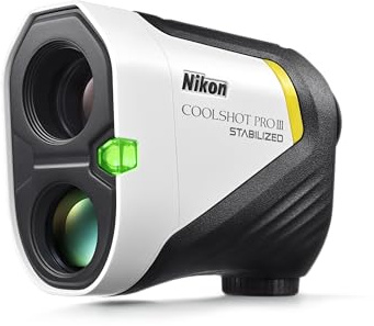 COOLSHOT PRO III STABILIZED (Entfernungsmesser für Golfspieler, Entfernungsmessung in 0,1 Sekunde, Turniermodus)