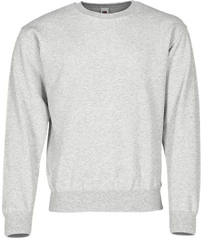 Fruit of the Loom - Set-In Sweatshirt - Heather Grey - Größe: M