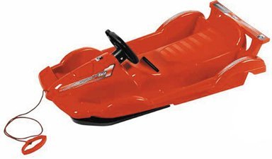 AlpenRace Bob Lenkbob Rot Lenkrodel bis 50 KG belastbar Alpen Race