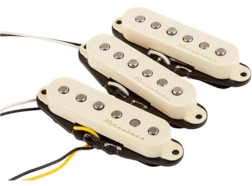 Fender Vintage Stratocaster Rauschfreies Mikrofon-Set, 3er-Pack, Weiß