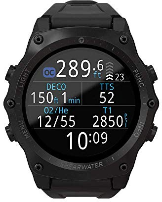 Shearwater Tauchcomputer Teric Silver Bezel, Taucheruhr