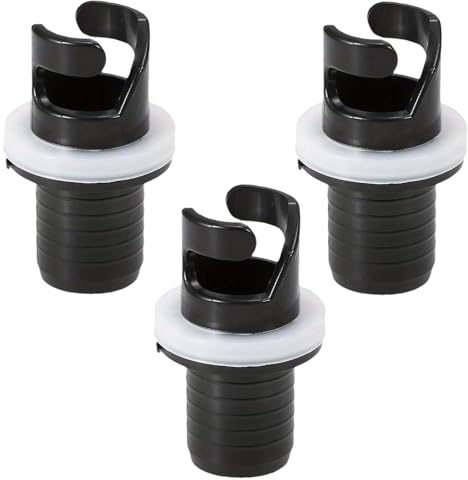 3 Stück Ventil Adapter, Ventiladapter Schlauchadapter Stecker Schlauchboot Ventile, Luftventil Zubehör Auslaufsicher, Replacement Kajak Zubehör Für Boat, Sup Pumpen Adapter, Pumpenadapter Easy Pump Ad