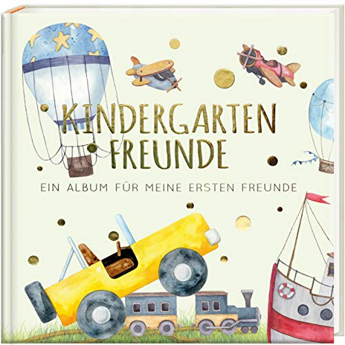 Kindergartenfreunde - FAHRZEUGE: ein Album für meine ersten Freunde (Freundebuch Kindergarten 3 Jahre) PAPERISH® (PAPERISH Geschenkbuch)